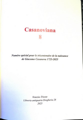casanoviana n 8-1
