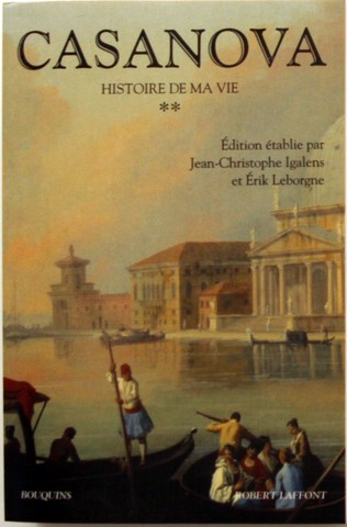 Casanova édition Bouquins 2015-2018