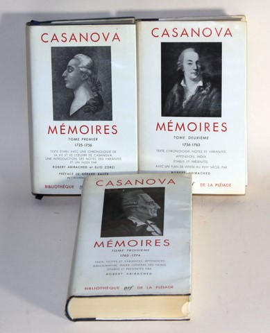 Casanova édition Gallimard Pléiade