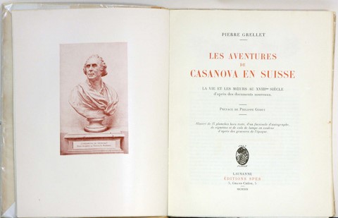 Pierre Grellet - Les aventures de Casanova en Suisse