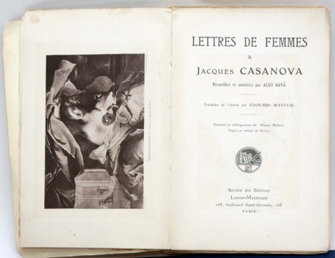 Lettres de femmes à Casanova