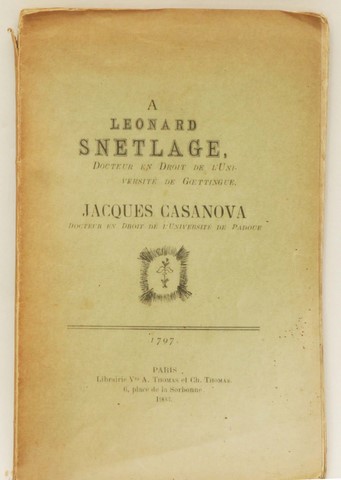 Casanova A Leonard Snetlage