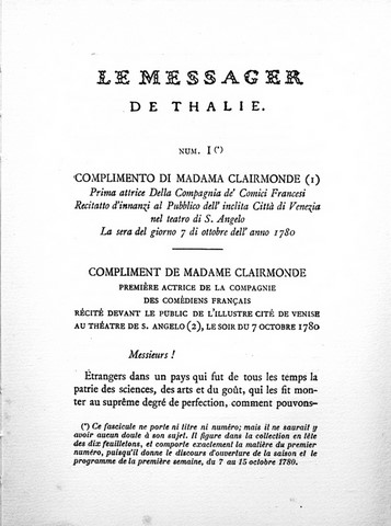 Le Message de Thalie